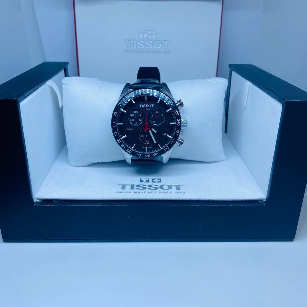 Tissot Mens Black Leather Watch T100.417.16.051.00